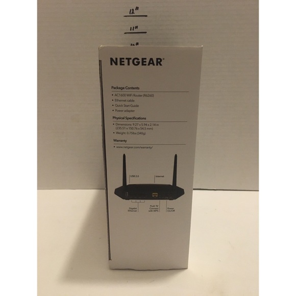 Netgear WiFi router AC1600 wifi5 model R6260 - Picture 4 of 7